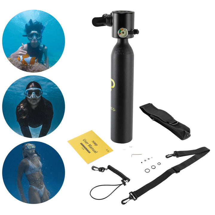 0.5L Mini Diving Oxygen Cylinder – Portable Scuba Tank