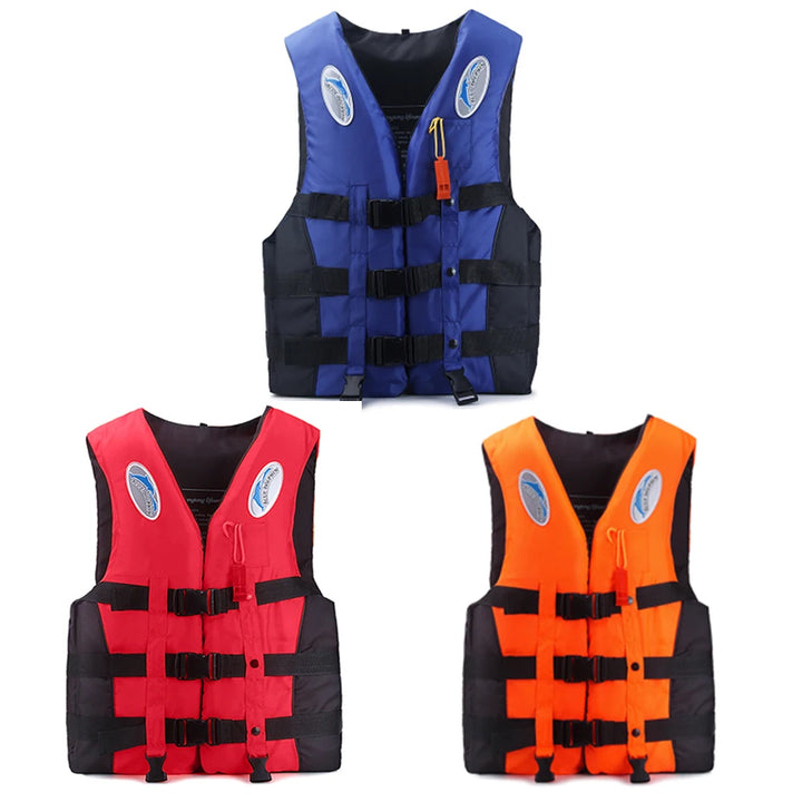 Adult & Children Adjustable Life Jacket – Swimming Safety Vest