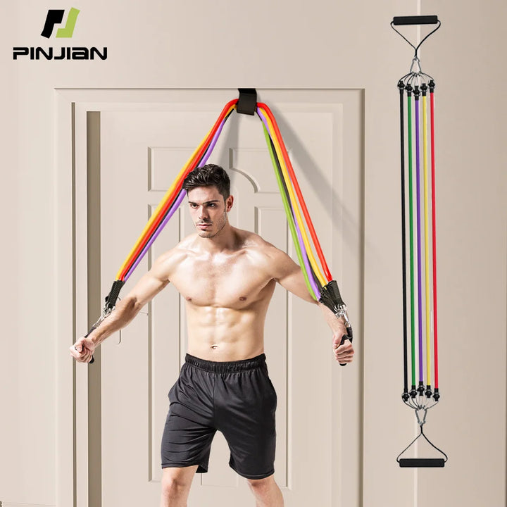 10–14pcs Resistance Bands Set – Pull Rope Muscle Training