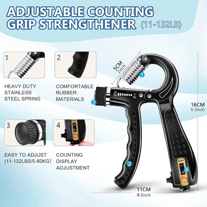 Adjustable Hand Grip Strength Trainer