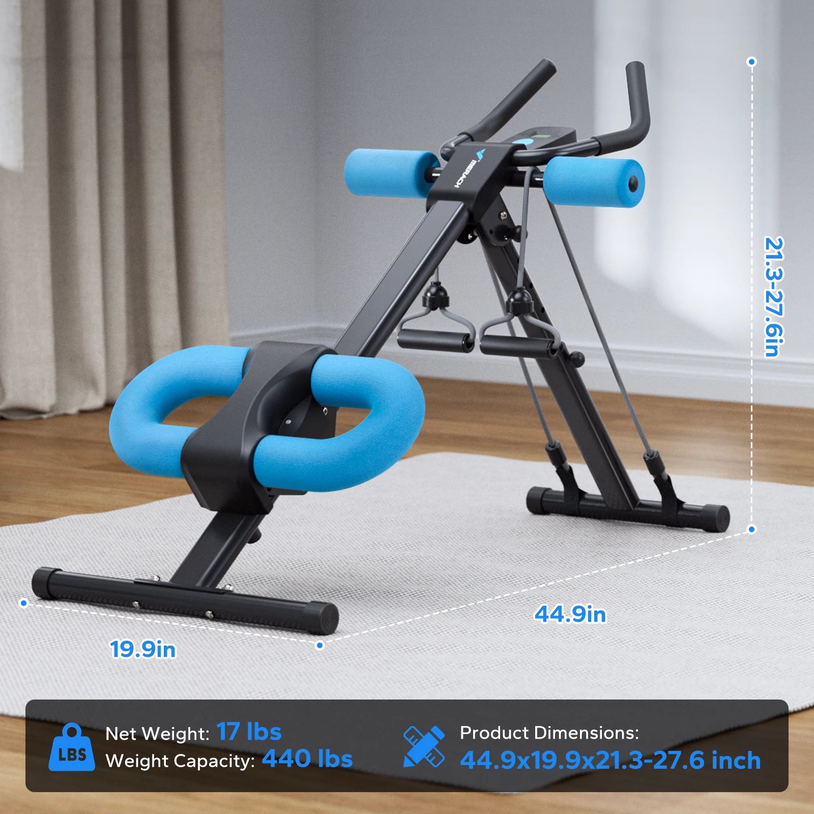 MERACH Adjustable Ab Exercise Machine
