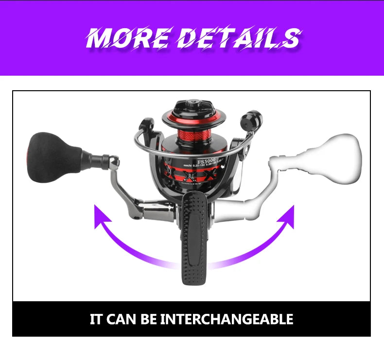 DEUKIO Spinning Fishing Reel