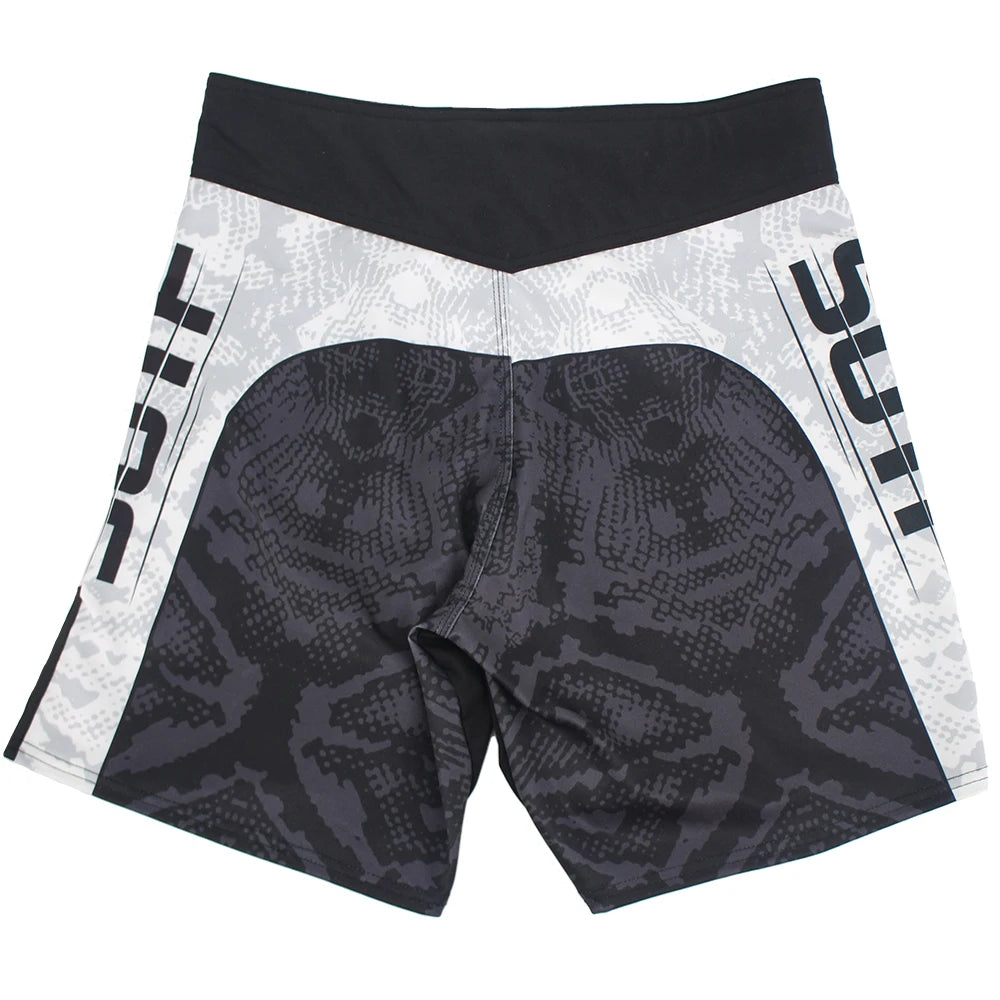 Snake Scale MMA & Muay Thai Fight Shorts – Tiger Design