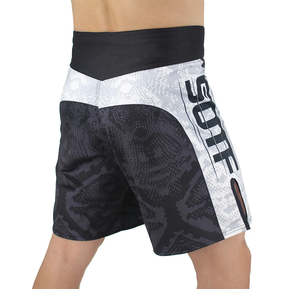 Snake Scale MMA & Muay Thai Fight Shorts – Tiger Design