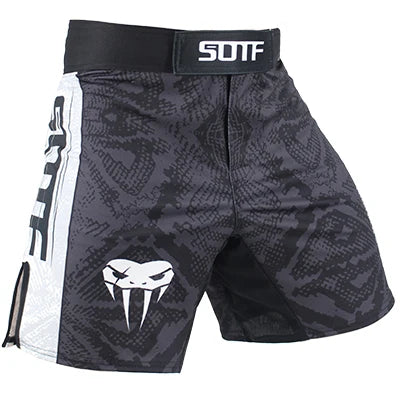 Snake Scale MMA & Muay Thai Fight Shorts – Tiger Design