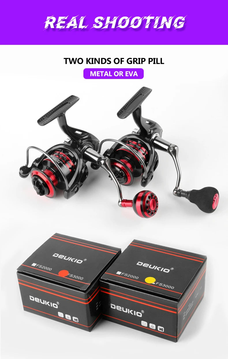 DEUKIO Spinning Fishing Reel