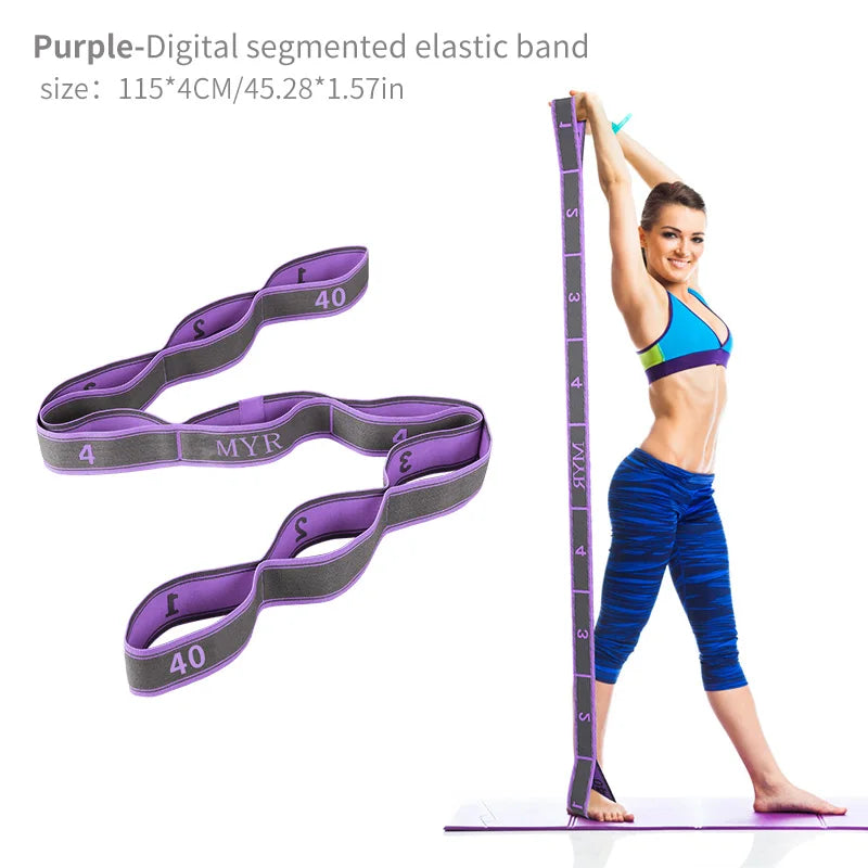 FlexLoop – Elastic Yoga & Stretching Strap with Loops