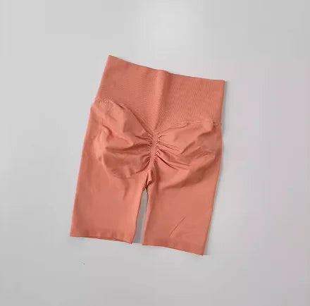 Women’s High-Waist Yoga & Fitness Shorts – Hip Push-Up