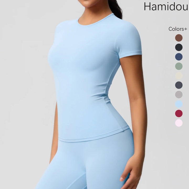 Women’s Breathable Dry Fit Sports Top – Gym & Outdoor