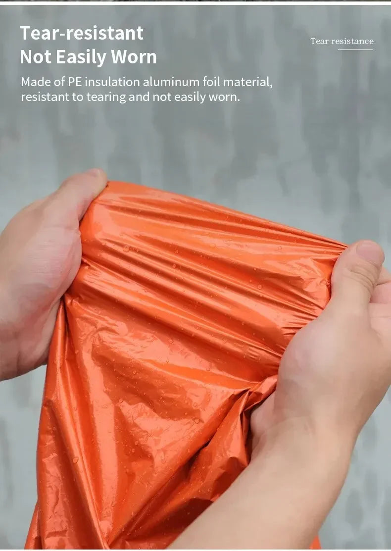 Emergency Waterproof Rain Poncho – Survival & Camping Gear