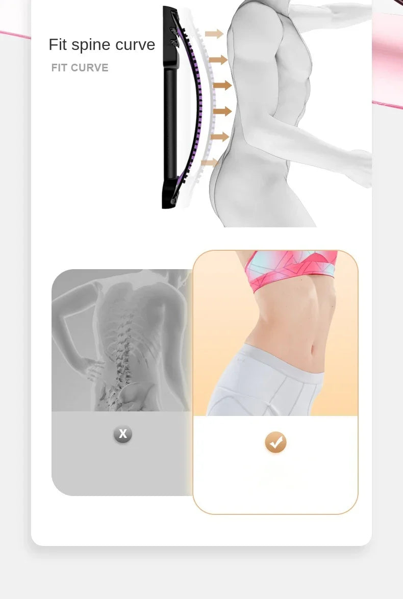 Lumbar Spine Stretching Massager Device