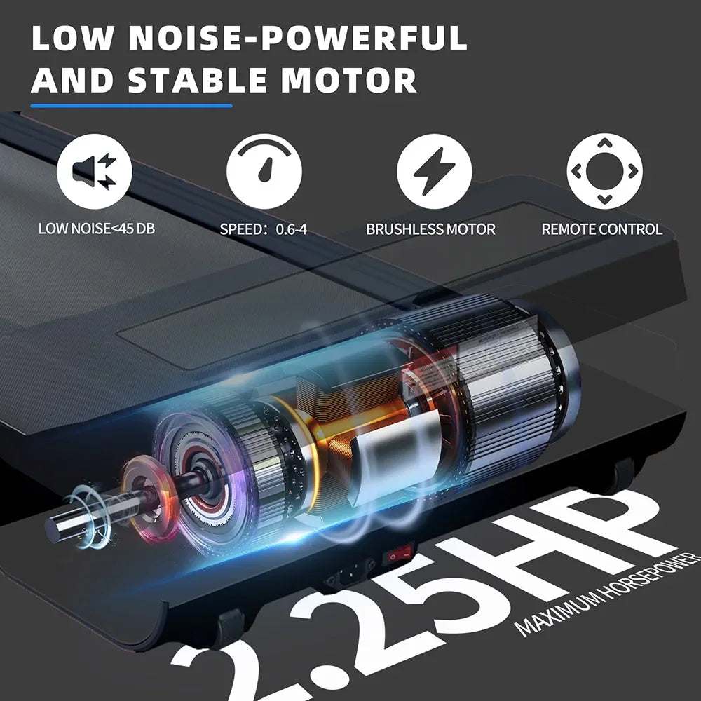 PowerRun – Brushless Motor Treadmill with LED Display