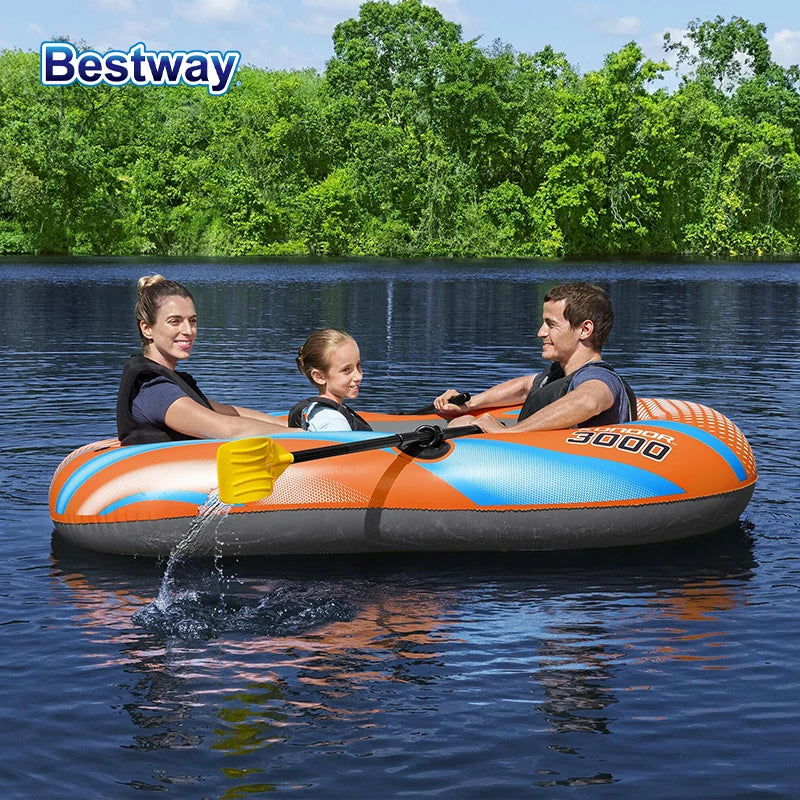 Heavy Duty Inflatable Kayak 1-3 Person PVC Raft