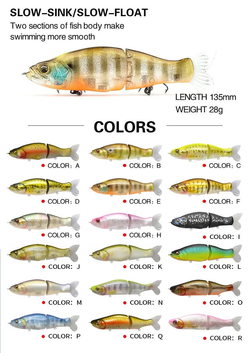 Multi Joint Swimbait Fishing Lure