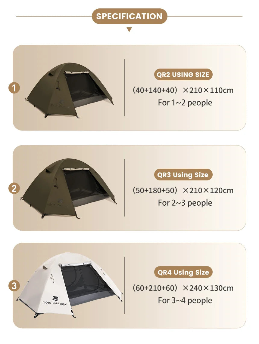 MobiTent – Waterproof Camping & Hiking Tent