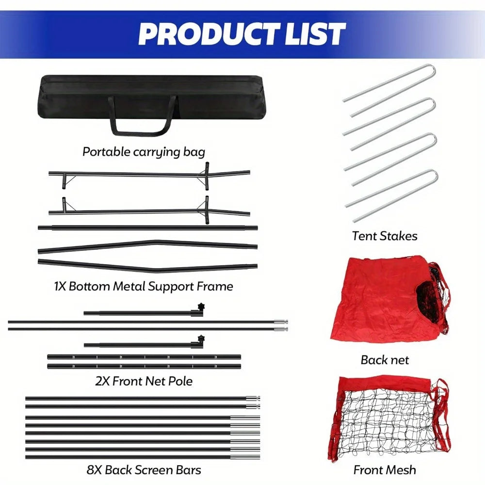 ProVolley – 8x11ft Adjustable Volleyball Training Net