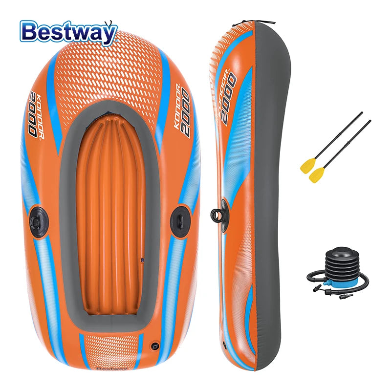Heavy Duty Inflatable Kayak 1-3 Person PVC Raft