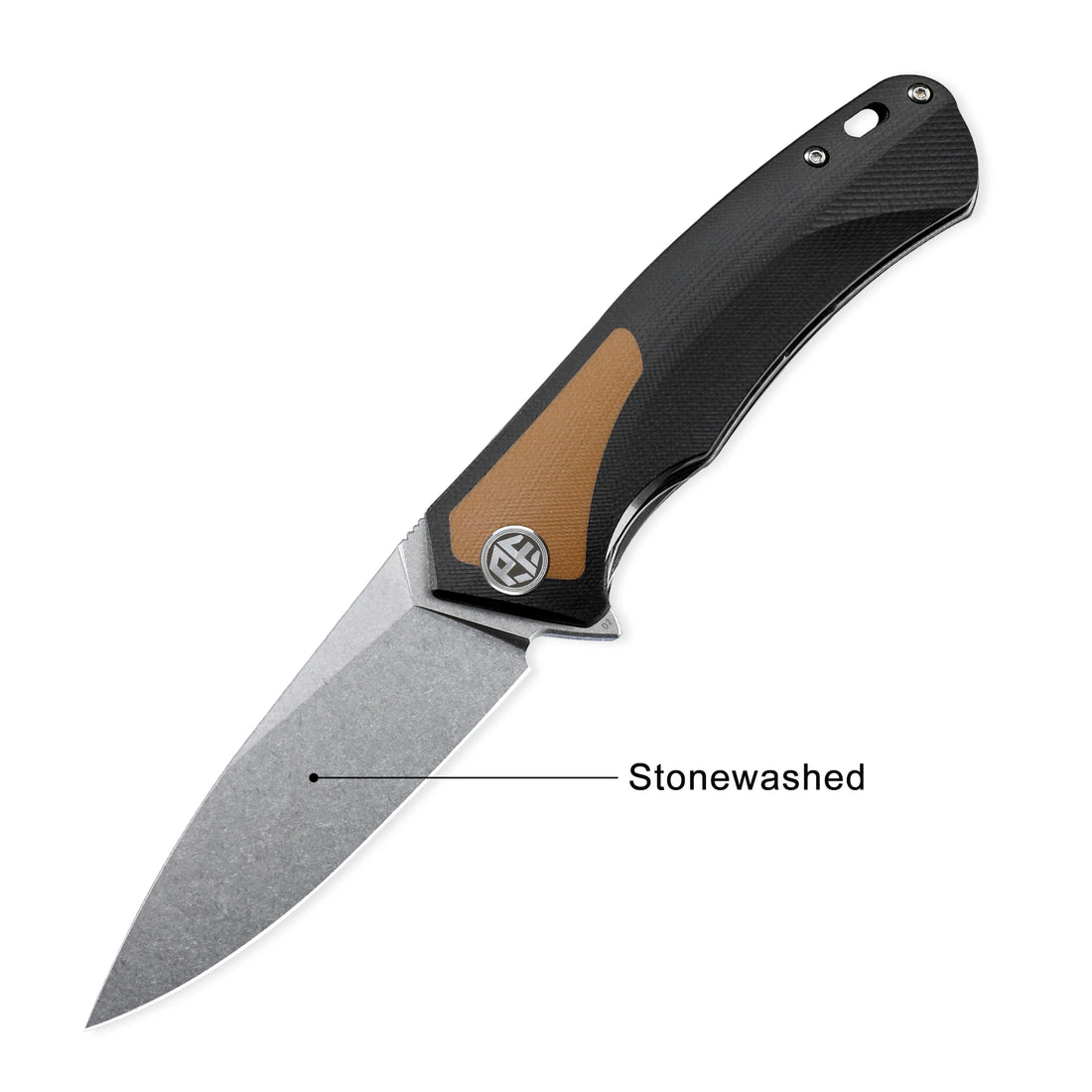 PF838CS Folding Knife – D2 Steel Blade with G10 & Carbon Fiber Handle