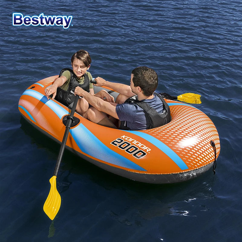 Heavy Duty Inflatable Kayak 1-3 Person PVC Raft