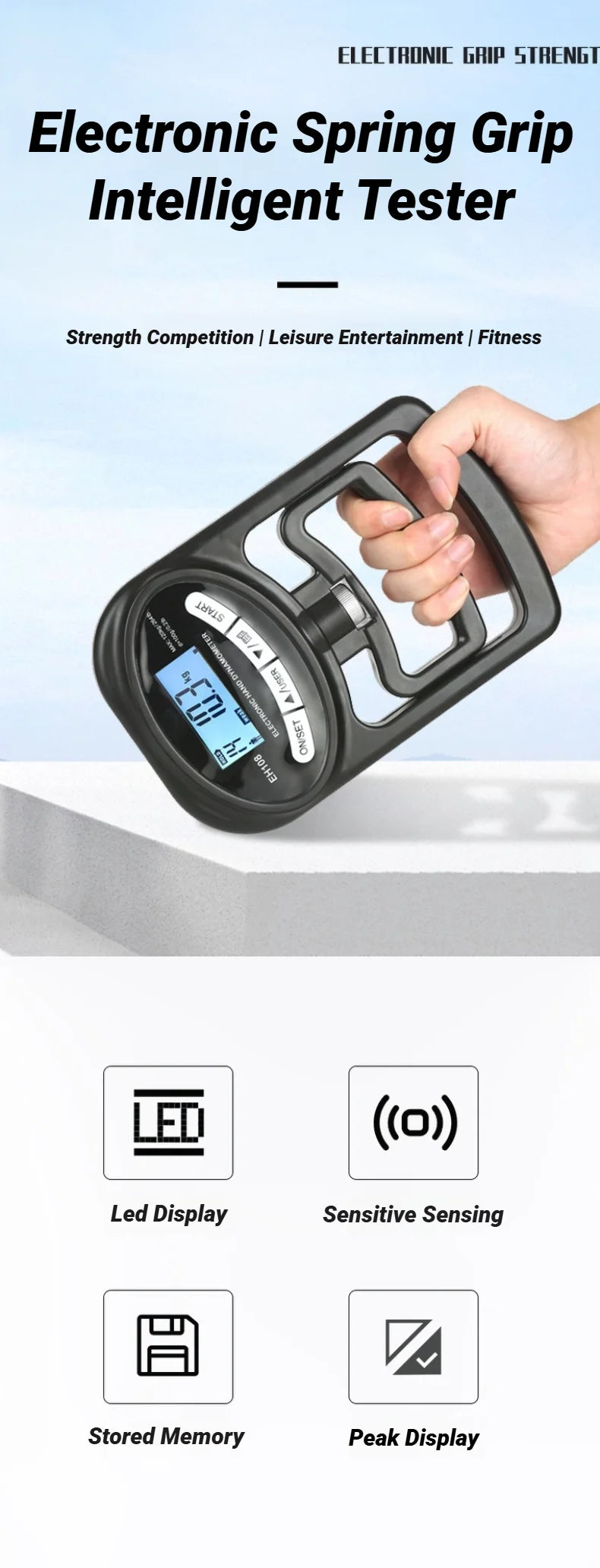 Digital Hand Grip Strength Meter