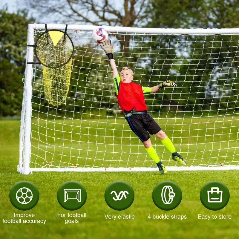 GoalPro – Foldable Football Target Net 17x28in