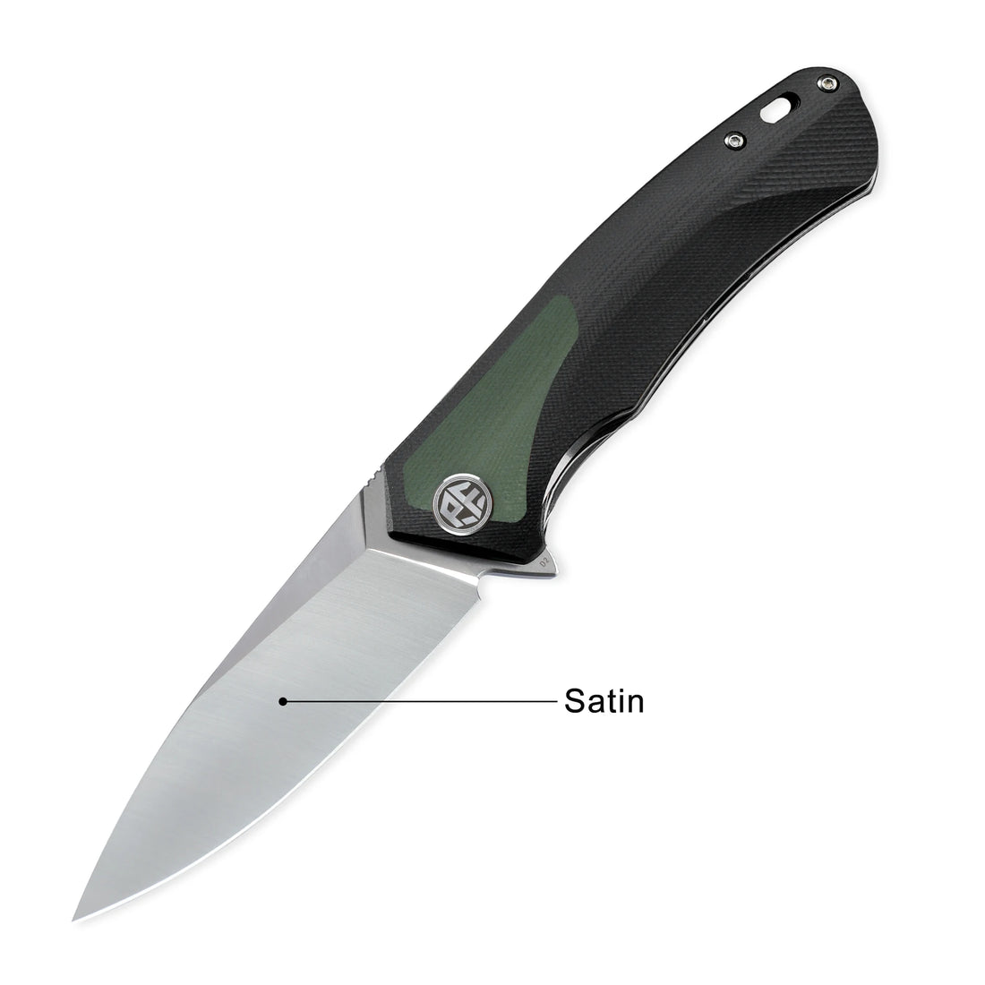 PF838CS Folding Knife – D2 Steel Blade with G10 & Carbon Fiber Handle