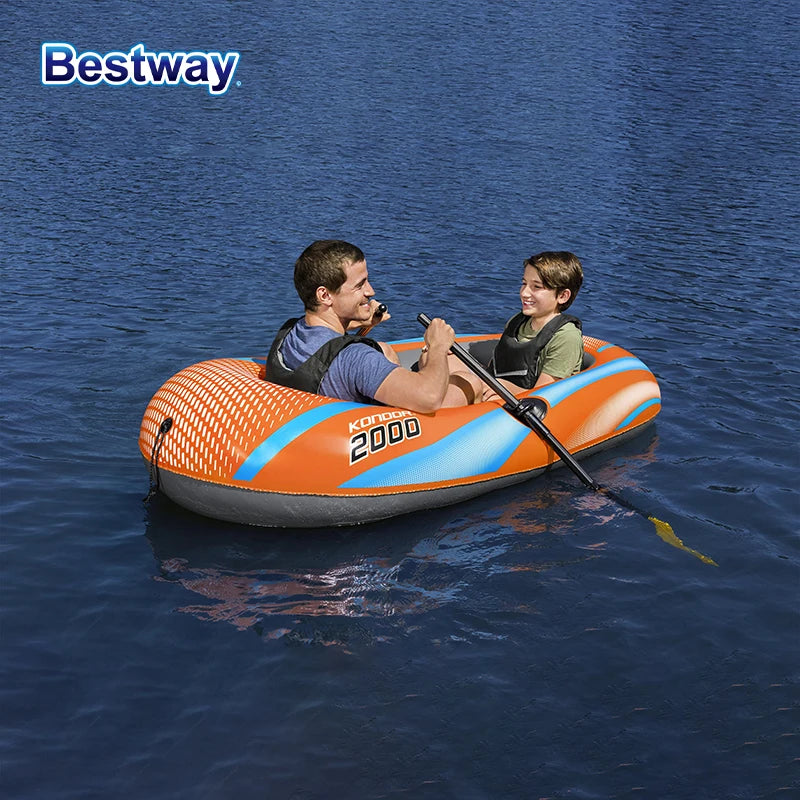 Heavy Duty Inflatable Kayak 1-3 Person PVC Raft