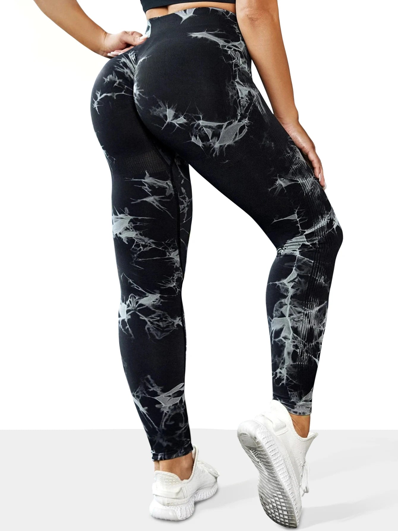 Seamless Tie-Dye Yoga Leggings