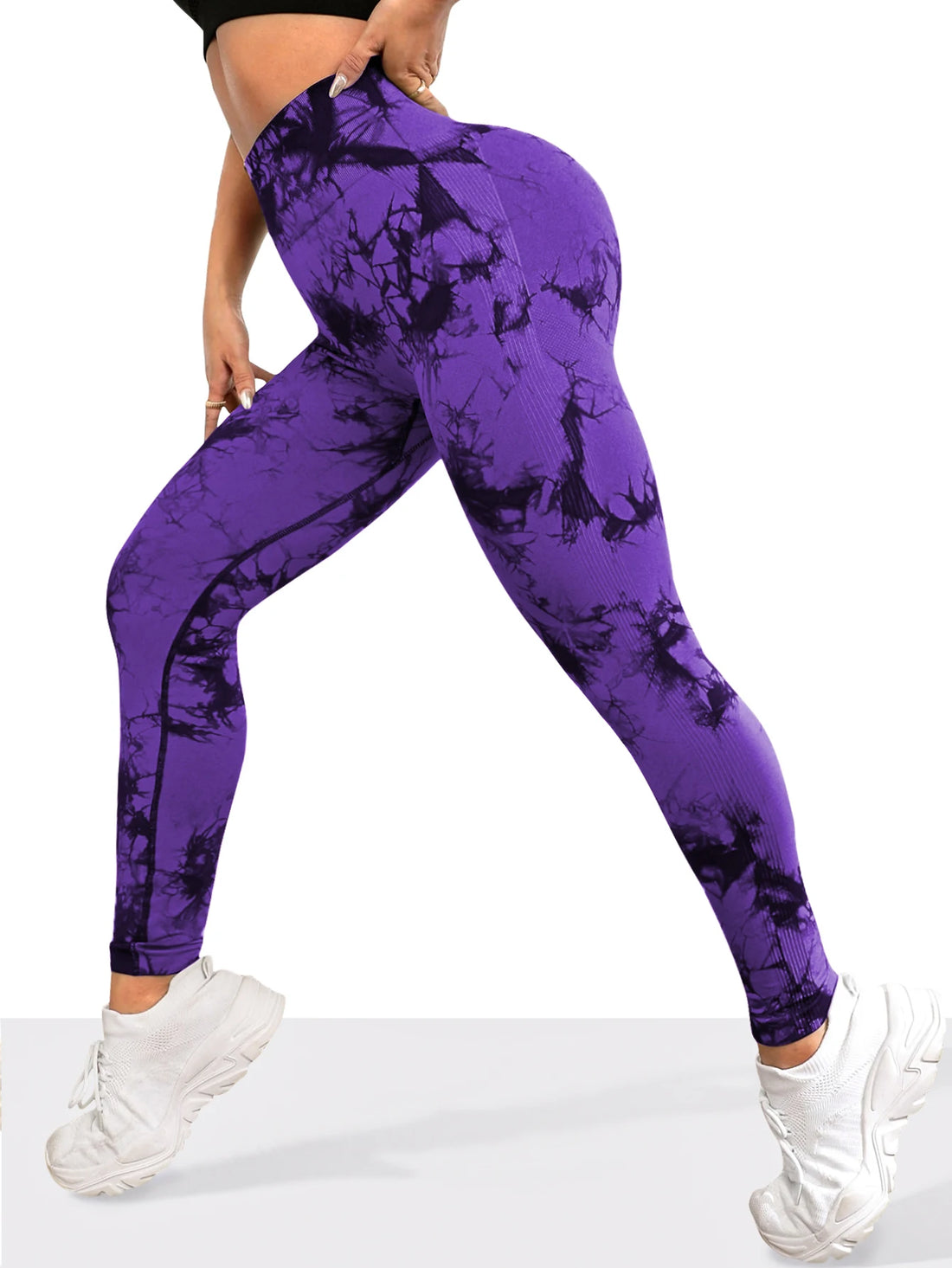 Seamless Tie-Dye Yoga Leggings
