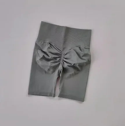 Women’s High-Waist Yoga & Fitness Shorts – Hip Push-Up