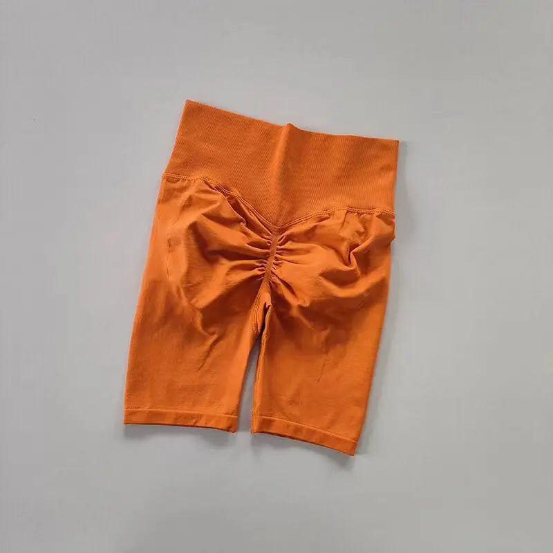 Women’s High-Waist Yoga & Fitness Shorts – Hip Push-Up