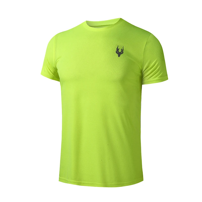 Men’s Quick-Dry Running & Sports T-Shirt – Summer Fitness Tee