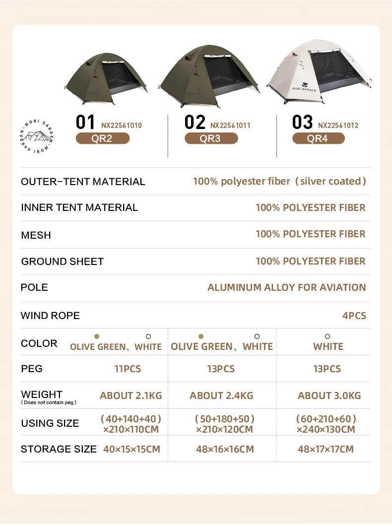 MobiTent – Waterproof Camping & Hiking Tent