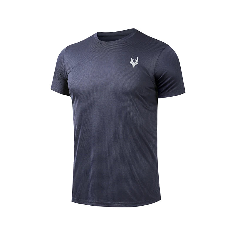 Men’s Quick-Dry Running & Sports T-Shirt – Summer Fitness Tee