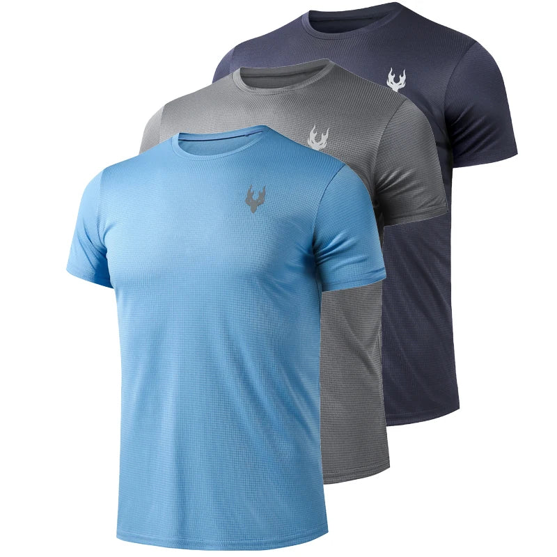 Men’s Quick-Dry Running & Sports T-Shirt – Summer Fitness Tee