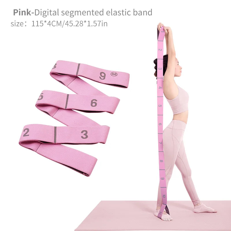 FlexLoop – Elastic Yoga & Stretching Strap with Loops
