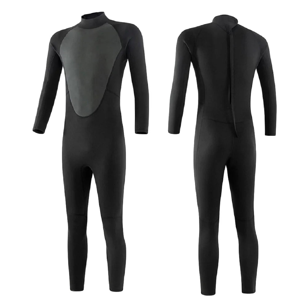 3mm/2mm Neoprene Wetsuit – Full Body Thermal Dive & Surf