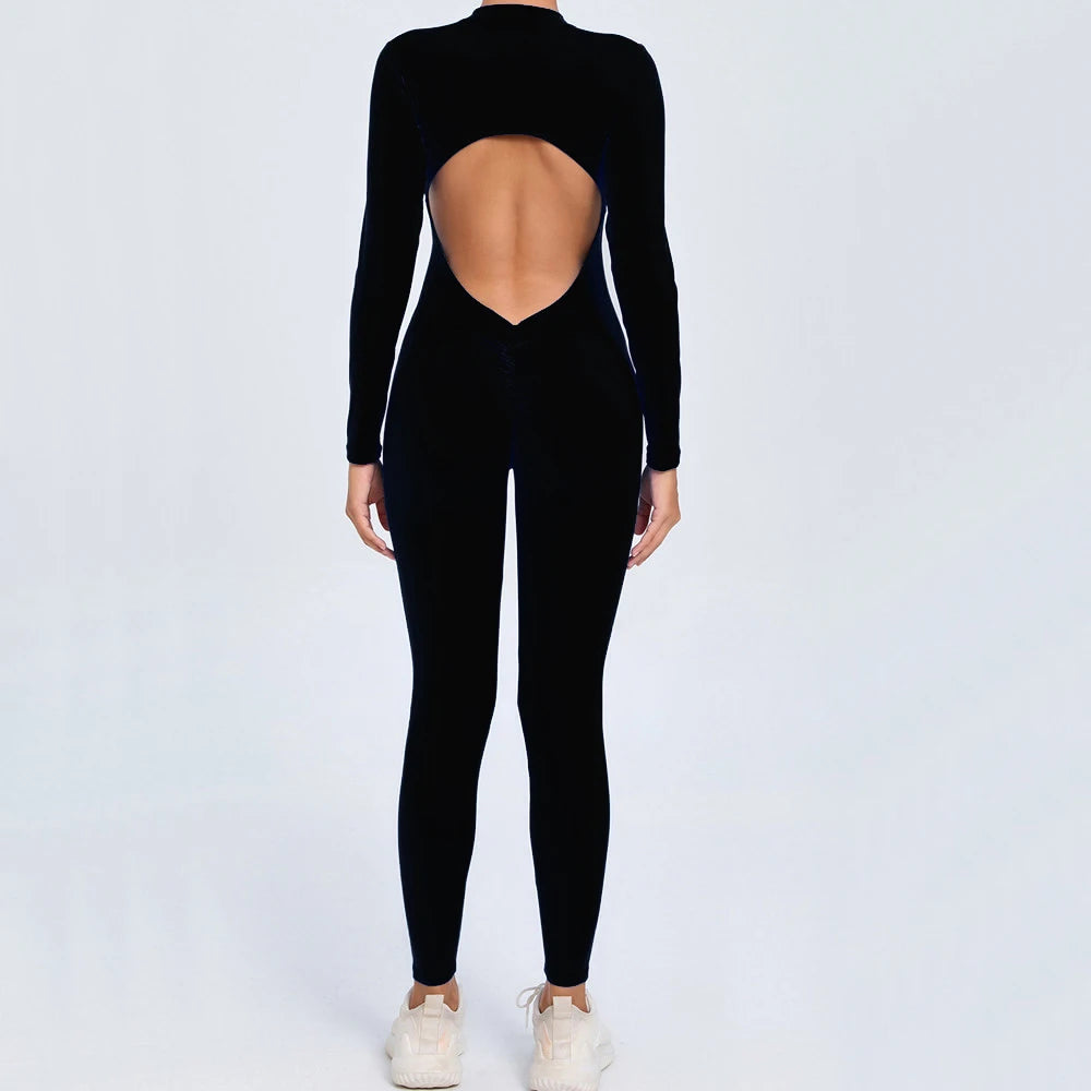 Long Sleeve Yoga Jumpsuit