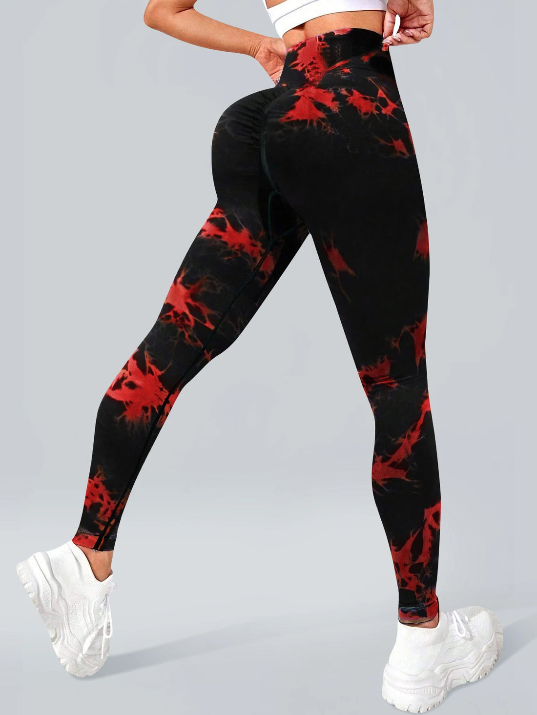 Seamless Tie-Dye Yoga Leggings