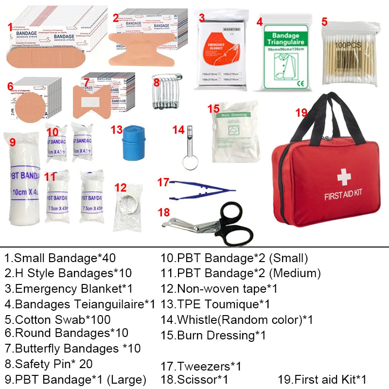 210PCS All-Purpose First Aid Kit