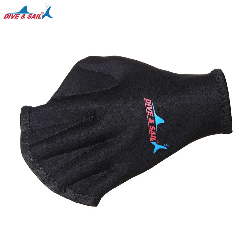 Webbed Diving & Swimming Gloves – Hand Paddle Training Accessories