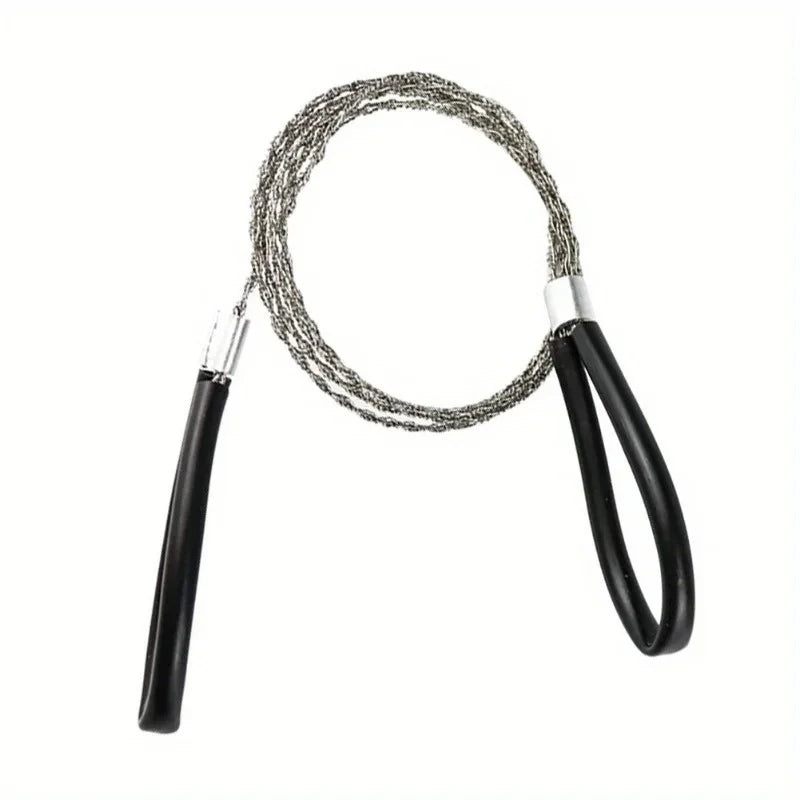 SurvivorSaw – Portable Stainless Steel Wire Saw