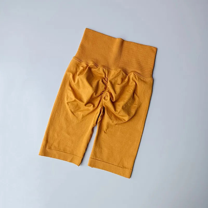 Women’s High-Waist Yoga & Fitness Shorts – Hip Push-Up