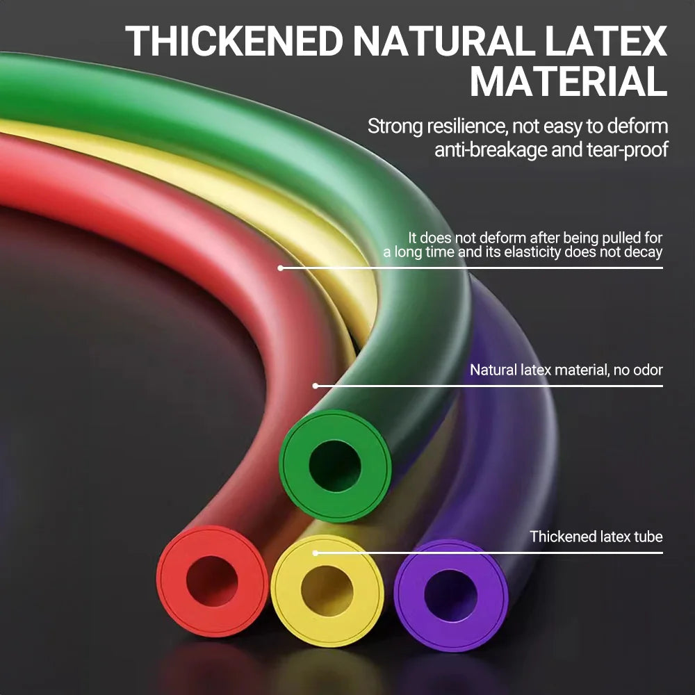 10–14pcs Resistance Bands Set – Pull Rope Muscle Training