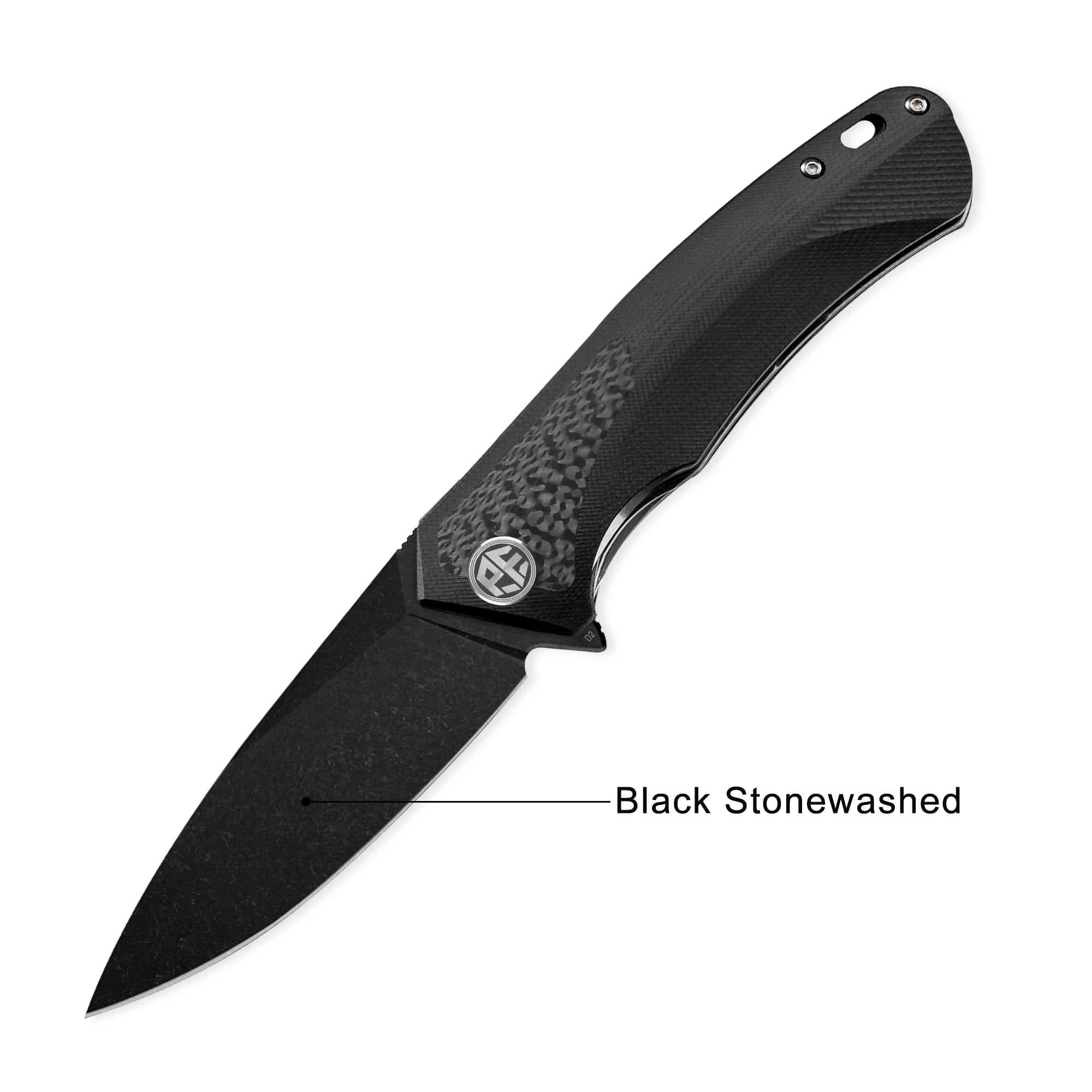 PF838CS Folding Knife – D2 Steel Blade with G10 & Carbon Fiber Handle