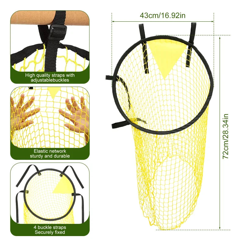 GoalPro – Foldable Football Target Net 17x28in