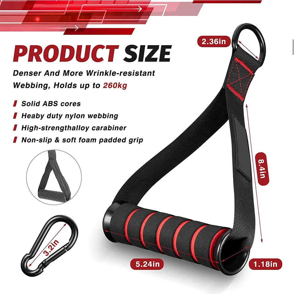 PowerRope – Triceps & Back Pulley Rope Handle