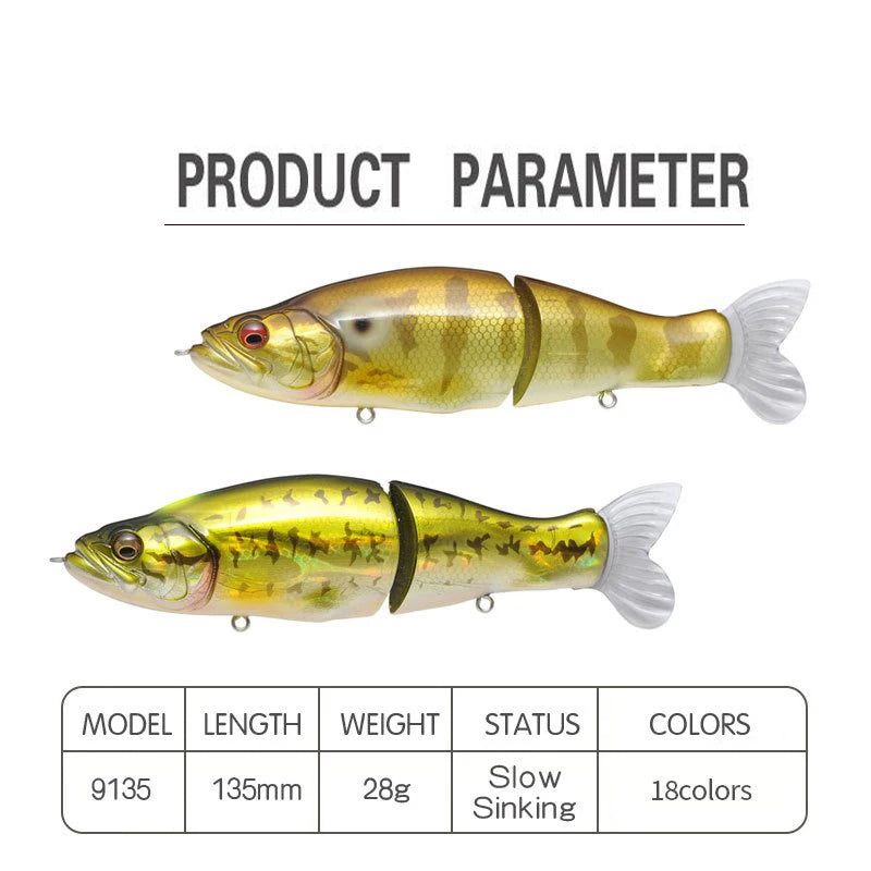 Multi Joint Swimbait Fishing Lure