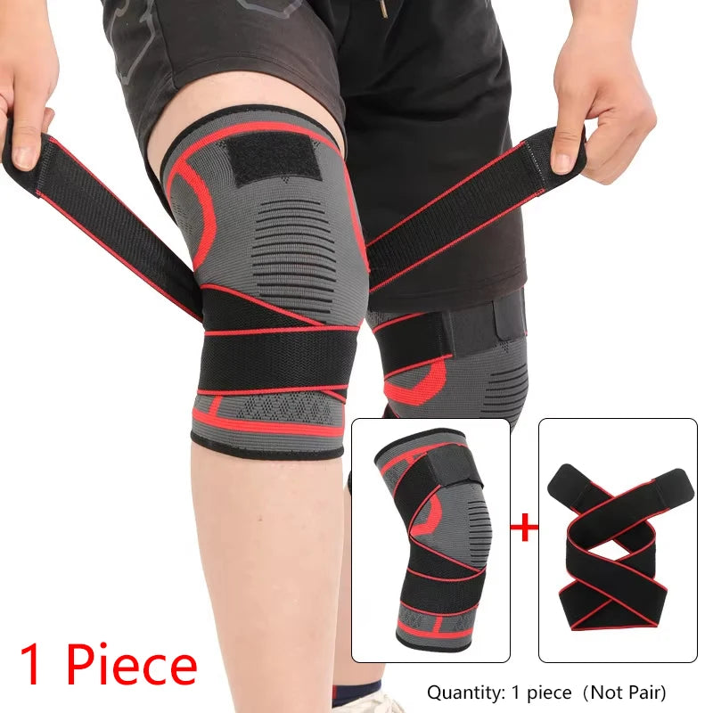 FlexKnee – Nylon Sport Knee Pad Compression Brace