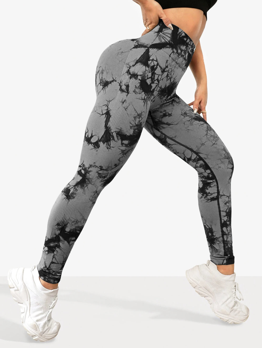 Seamless Tie-Dye Yoga Leggings